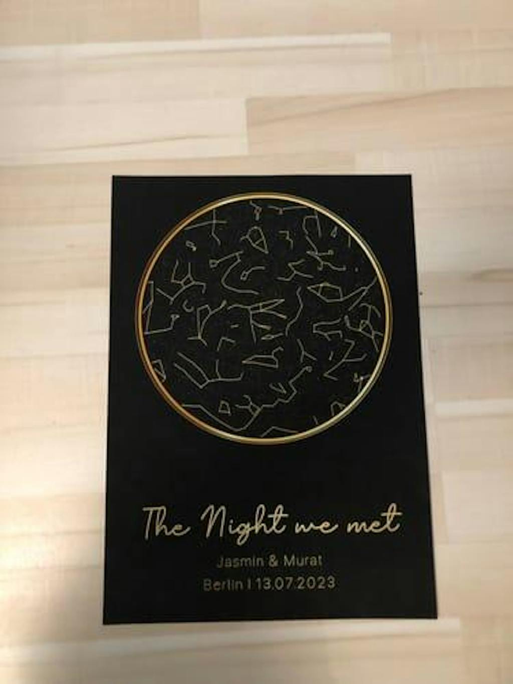 Sternenzeit - personalisiertes Poster