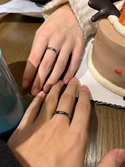 Niche Pattern Pure Tantalum Ring LOVELY ROBIN