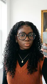 Raw Burmese Curly Human Hair Wig | HD Lace | 18"–30", customer review photo
