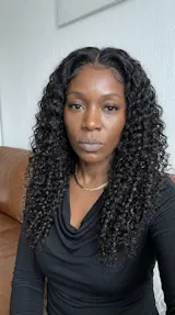 Raw Burmese Curly Human Hair Wig | HD Lace | 18"–30", customer review photo