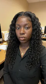 Raw Burmese Curly Human Hair Wig | HD Lace | 18"–30", customer review photo