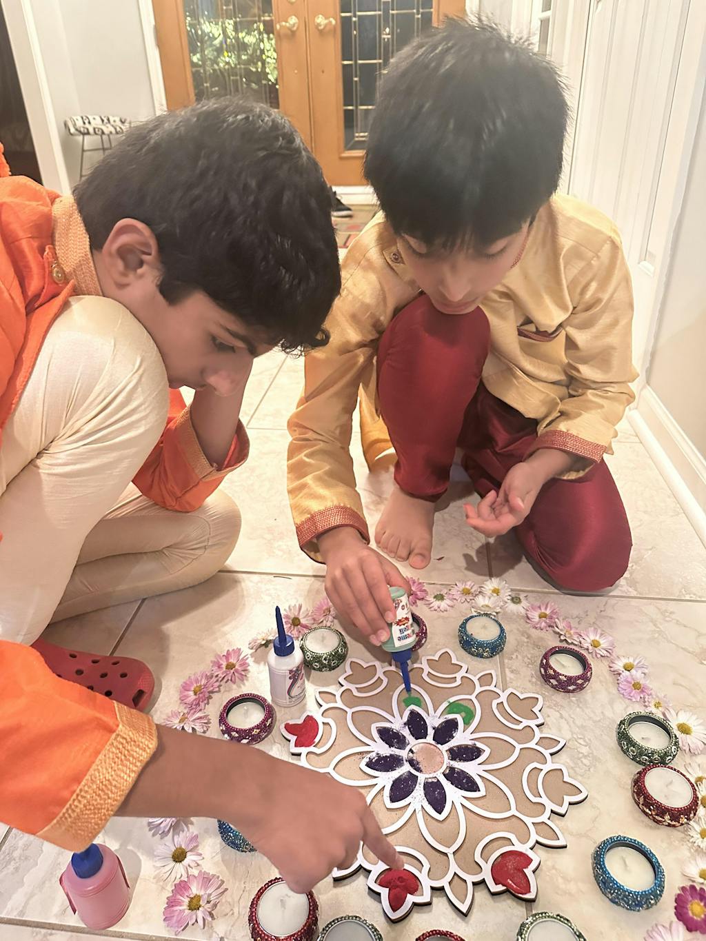 12 Inch Diy Mdf Reusable Rangoli Mat, Rangoli Kit, Rangoli Decorations, Rangoli Stencil, Diwali Rangoli, Rangoli Template, Rangoli Boards