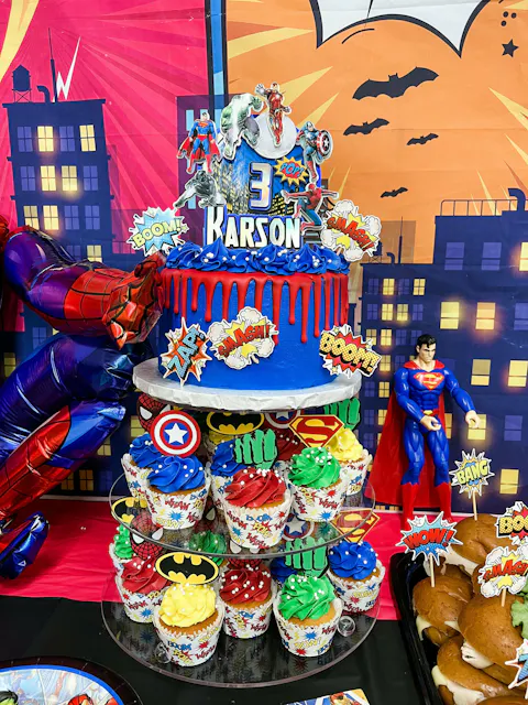 SuperHero cake topper