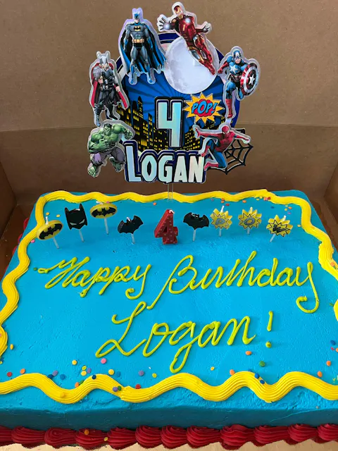 SuperHero cake topper