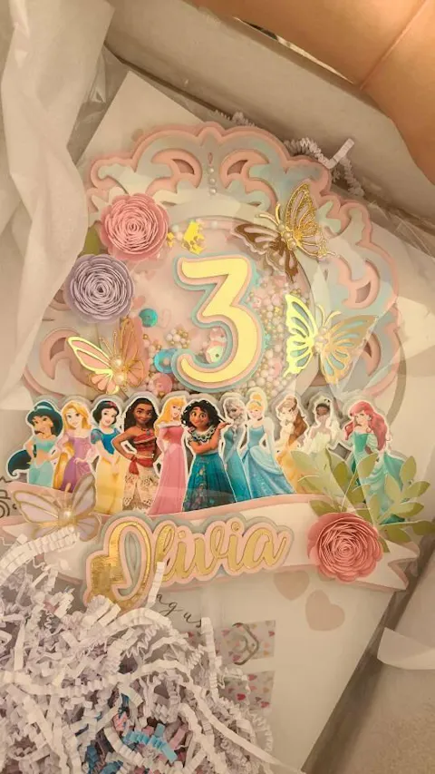 Princess Cake topper