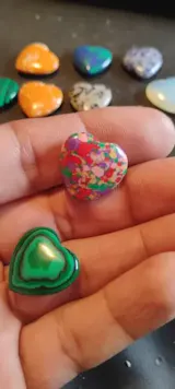 10/20/30PCS Heart-Shaped Natural Crystal Stones – 20mm Amethyst, Agate & Mineral Specimens for Healing & Decor