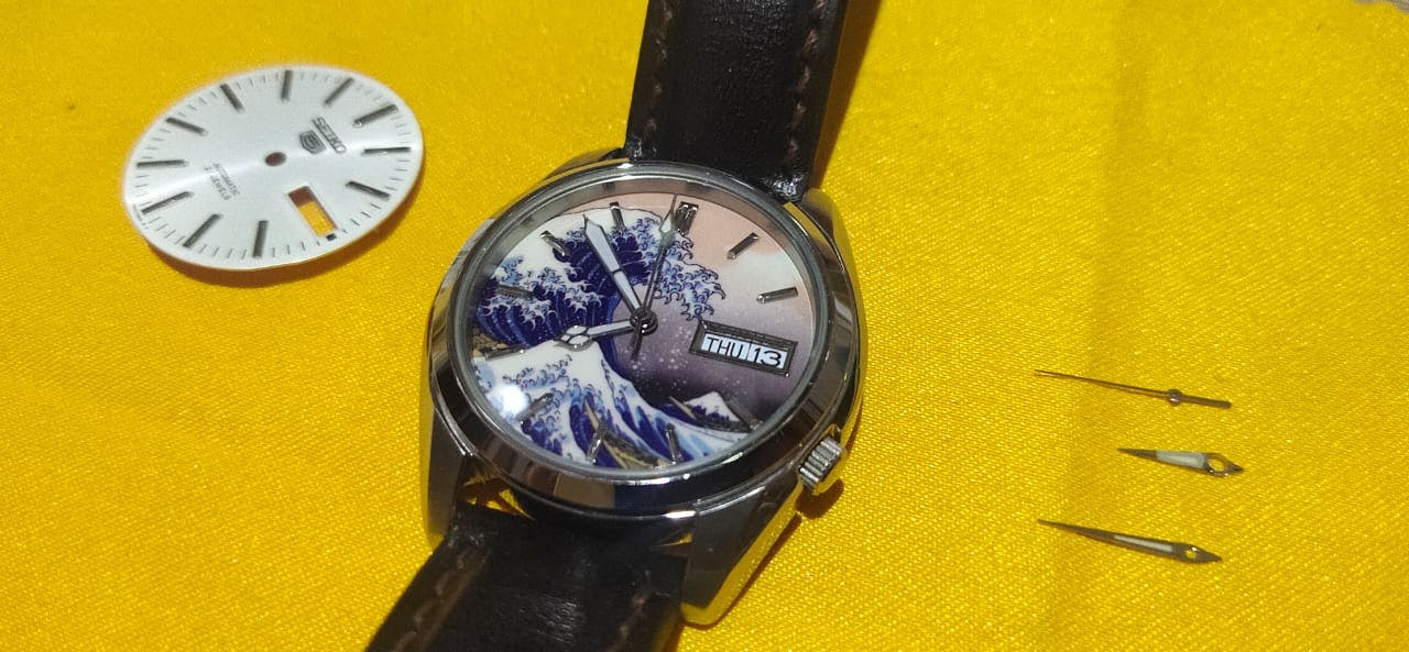 The Great Wave off Kanagawa Dial (Day Date) | Lucius Atelier