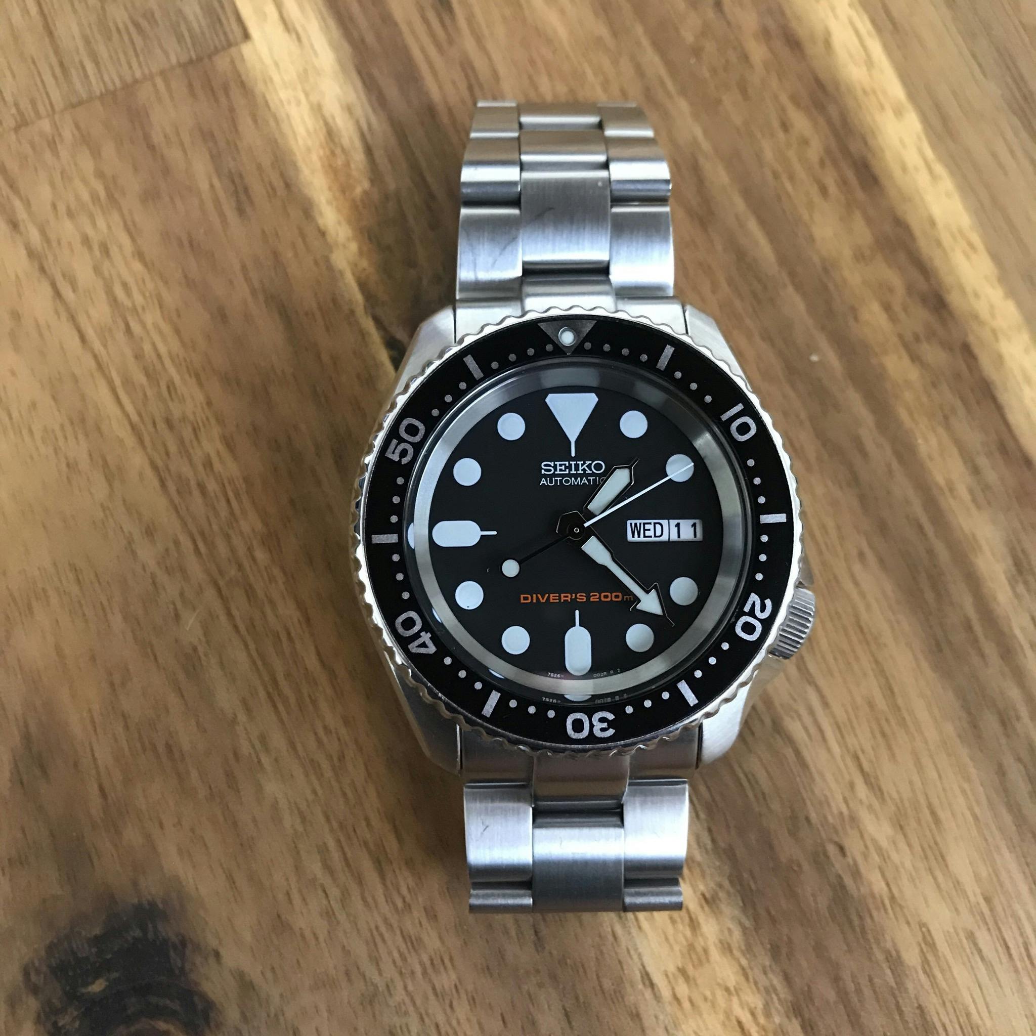 SKX007 Brushed Silver Chapter Ring - SEIKO Mod Part - Lucius Atelier
