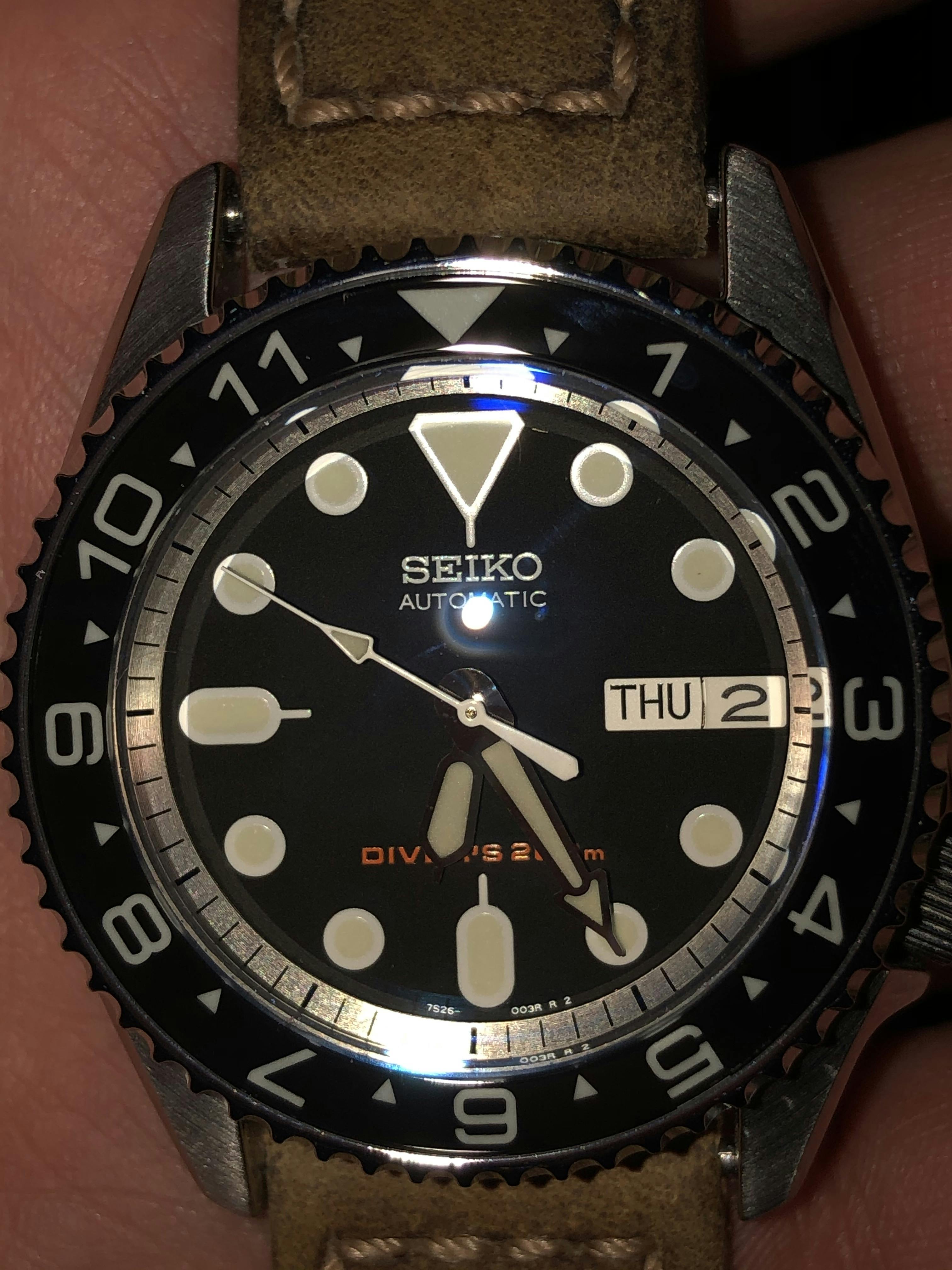 Sapphire bezel insert online skx