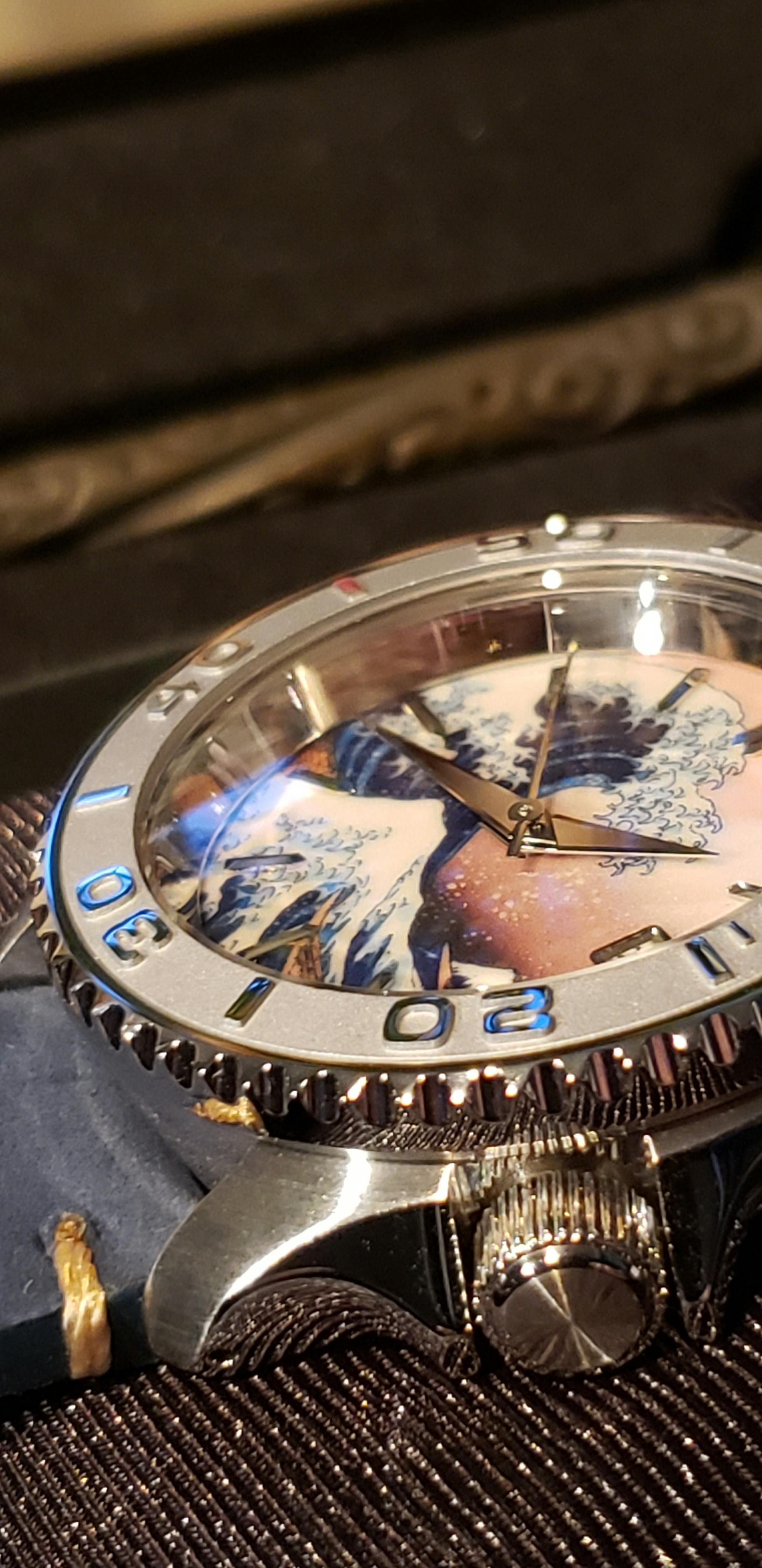 SEIKO SRPD55K1 The Great Wave off Kanagawa Watch Lucius Atelier