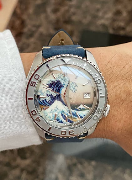 SEIKO SRPD55K1 | The Great Wave off Kanagawa Watch - Lucius Atelier