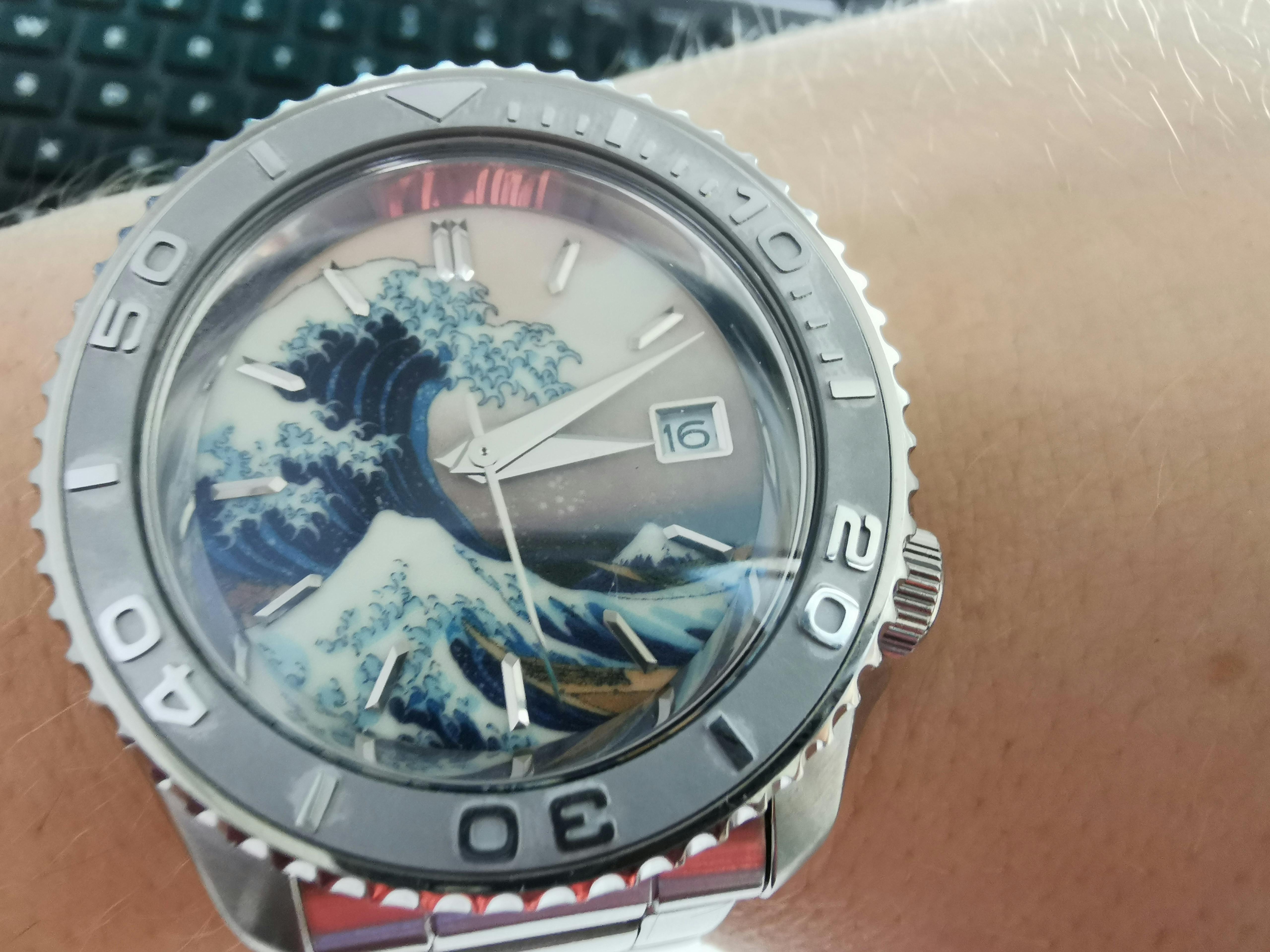 SEIKO SRPD55K1 The Great Wave off Kanagawa Watch Lucius Atelier