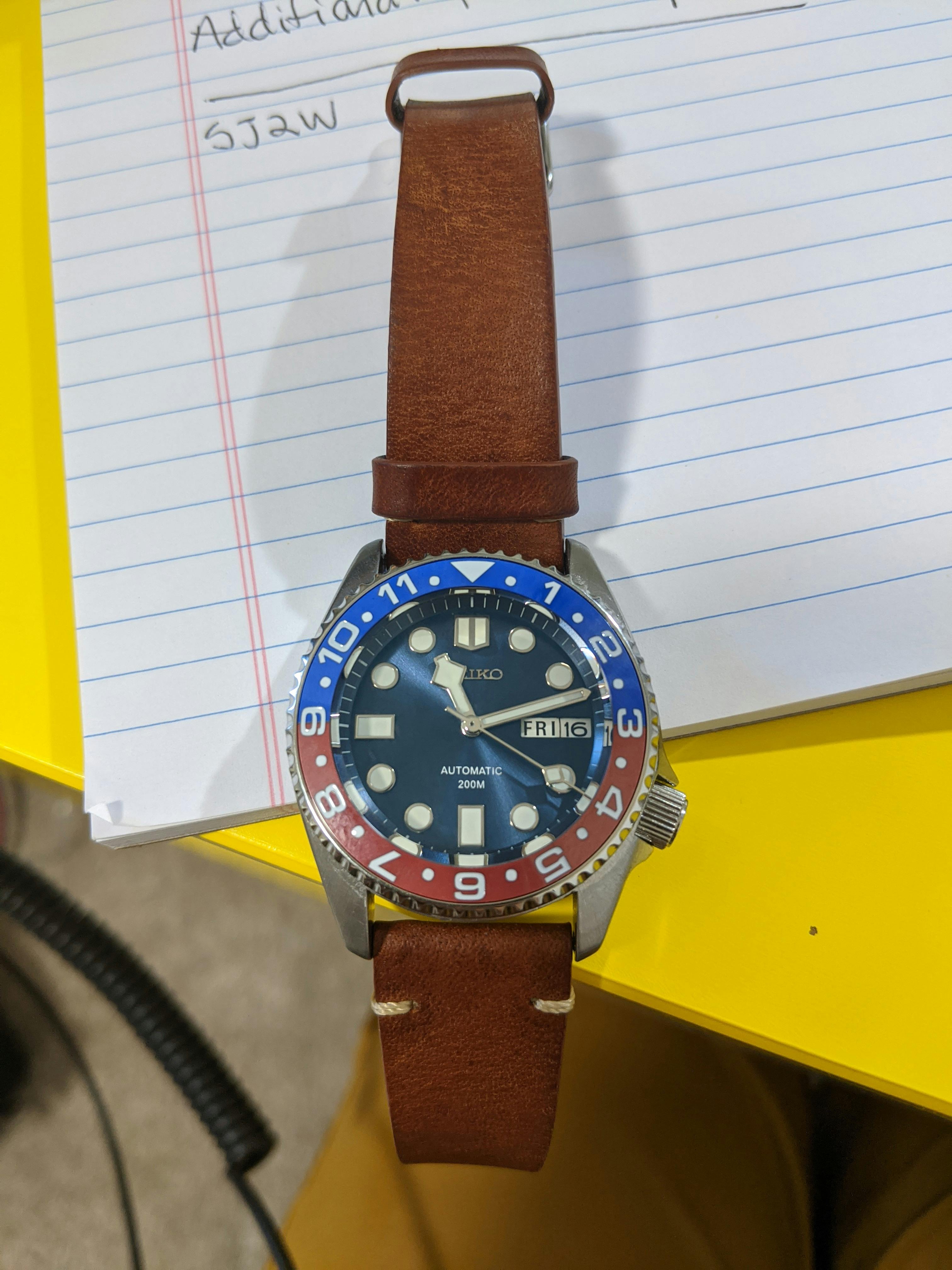 Seiko skx013 pepsi discount bezel