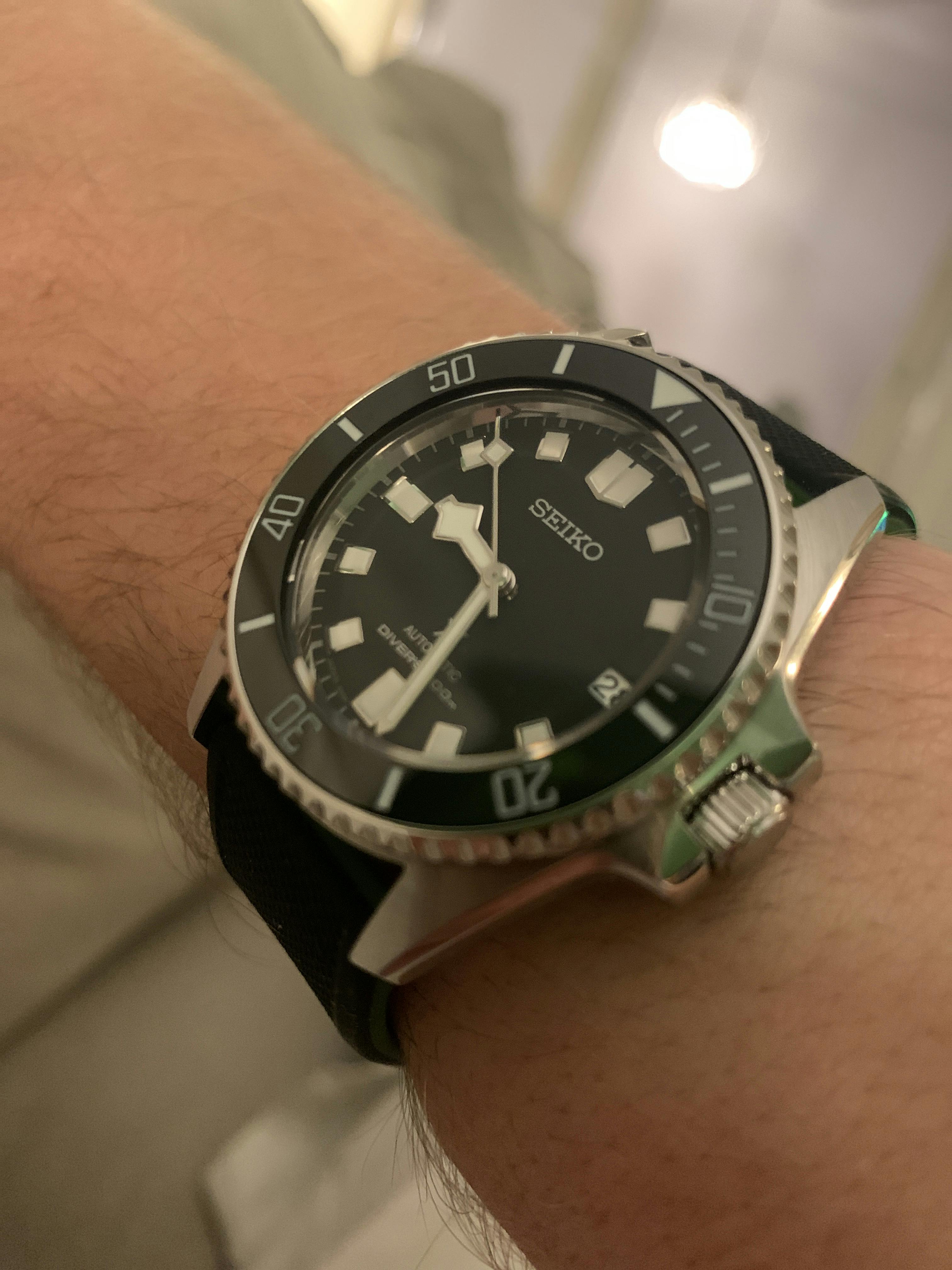 SKX013 Mirror Polished Silver Chapter Ring - SEIKO Mod Part