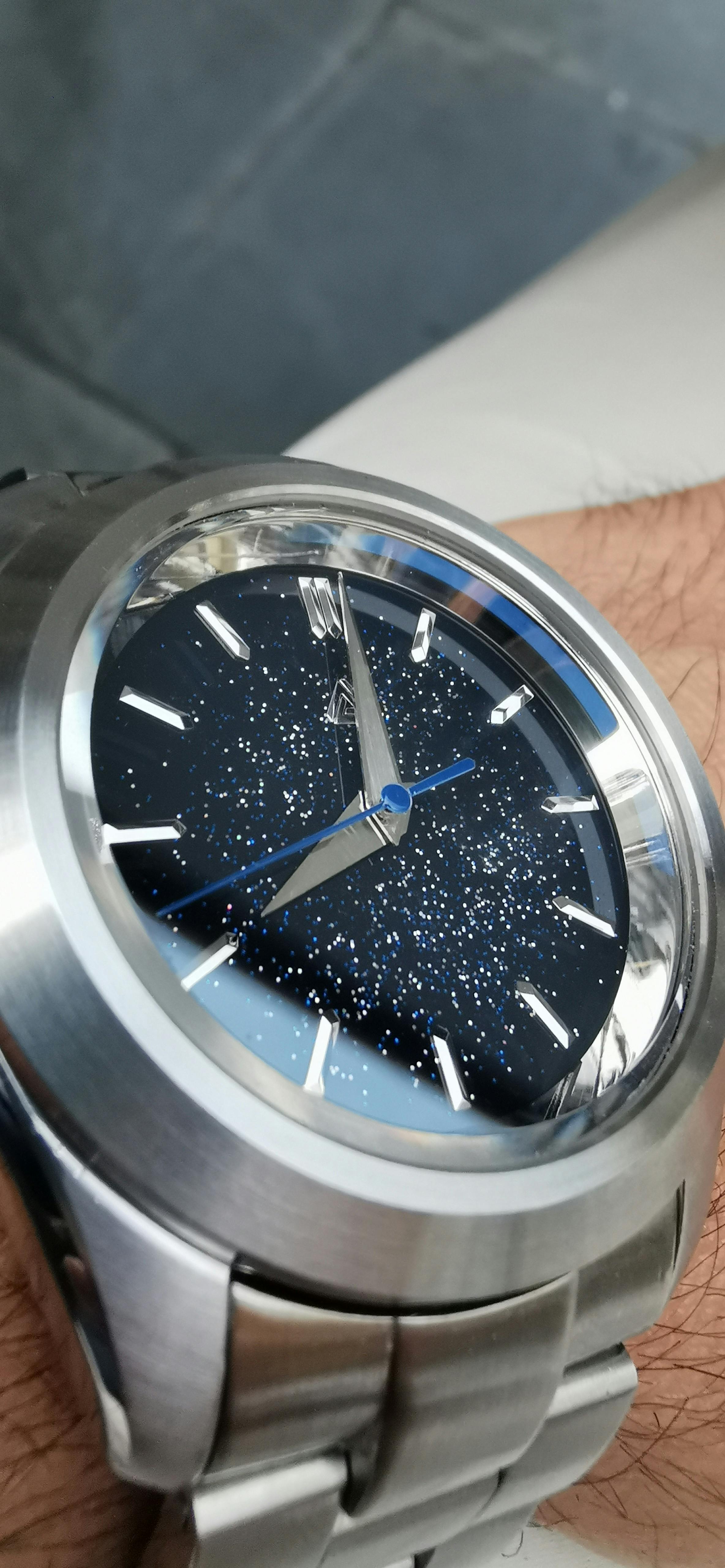 SKX007 Mirror Polished Silver Chapter Ring - SEIKO Mod Part