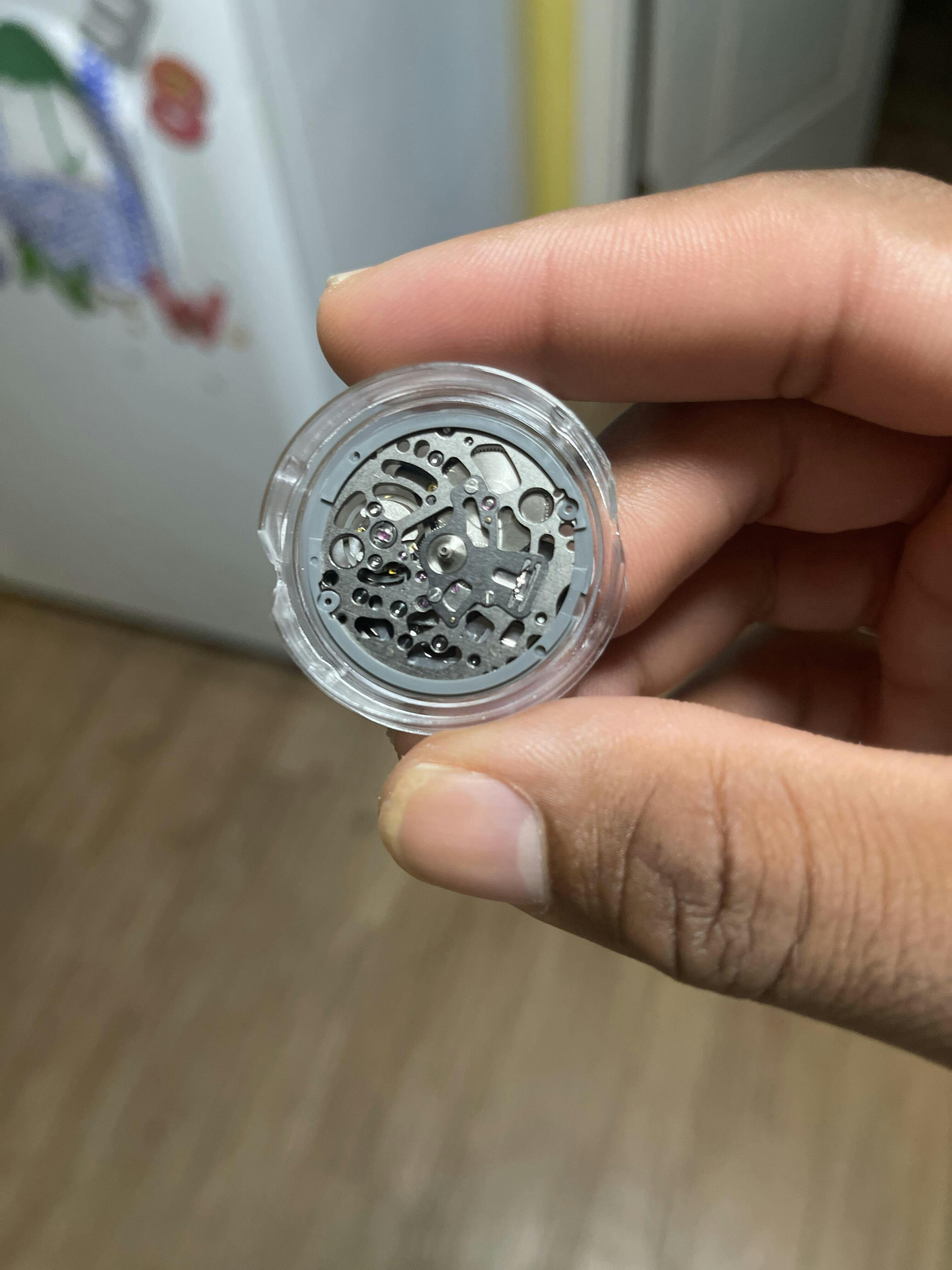 Seiko (TMI) NH72 Automatic Movement - Skeleton Ruthenium