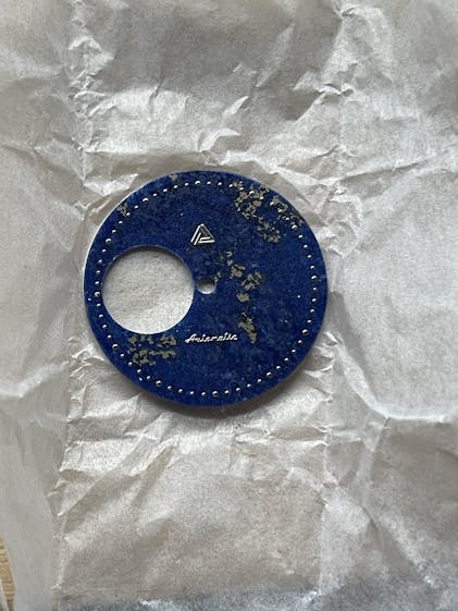 Lapis Lazuli Gemstone Dial (Open Heart) - Lucius Atelier