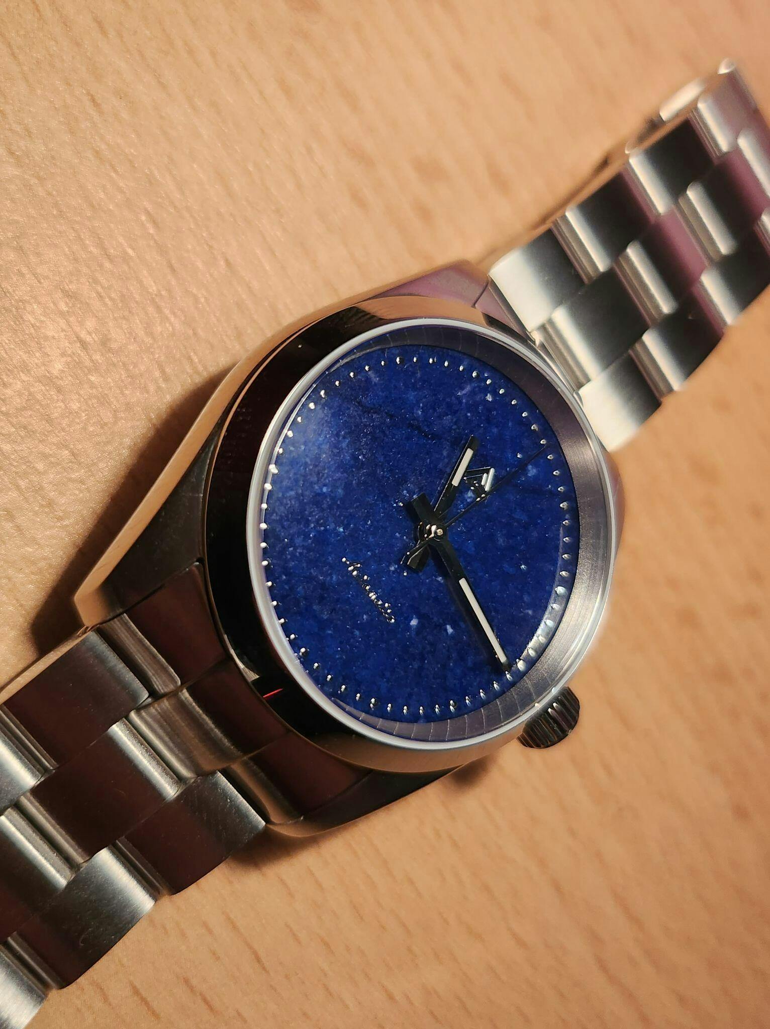 bell様用☆LAPIS LAZULI ブルゾン他1点 Lapis Lazuli Gemstone Dial (Open Heart) - Lucius Atelier