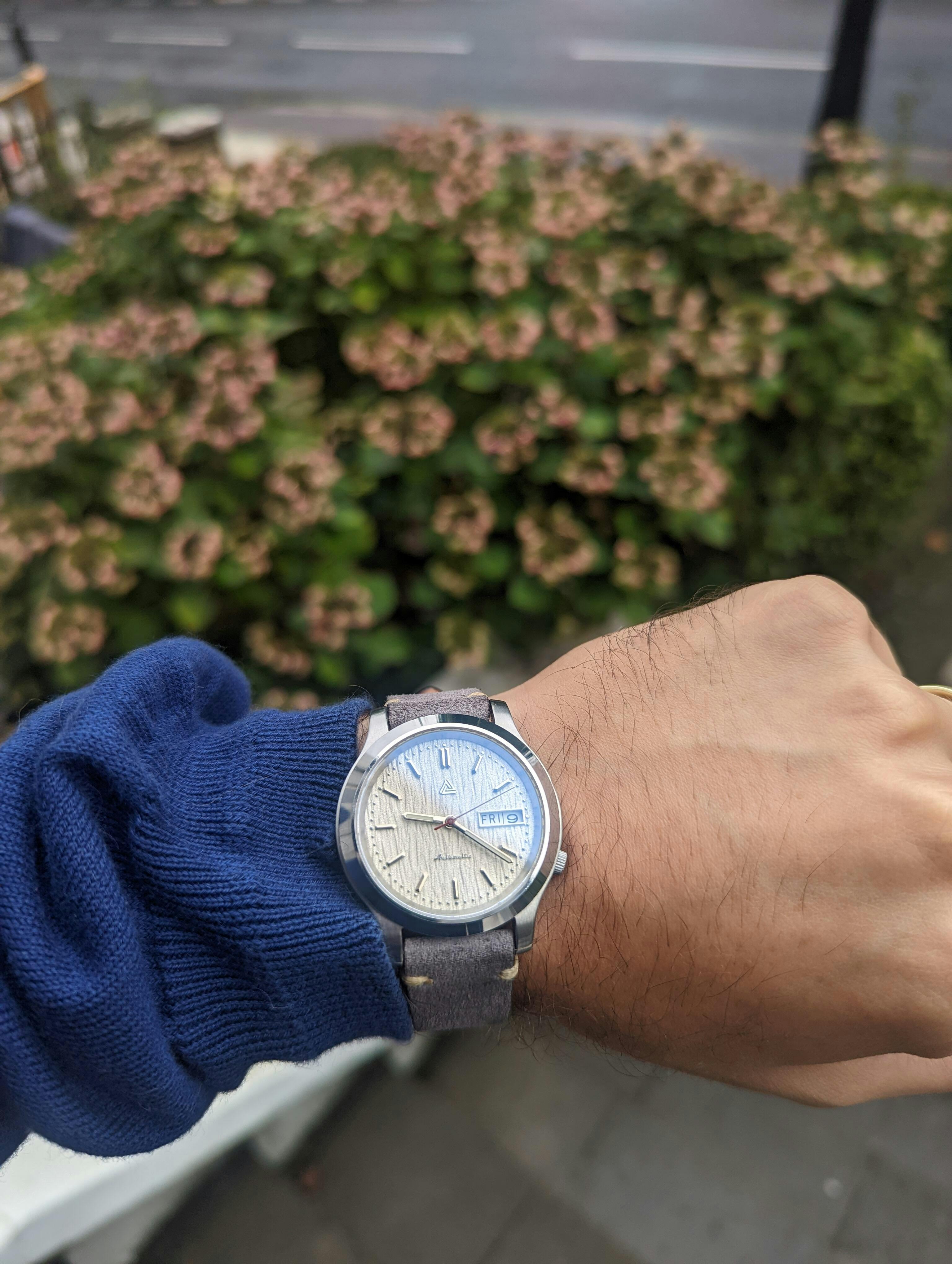 Shirakaba White Birch Tree Dial (Day Date) - Lucius Atelier