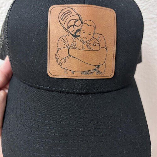 Custom Outline Portrait Trucker Hat
