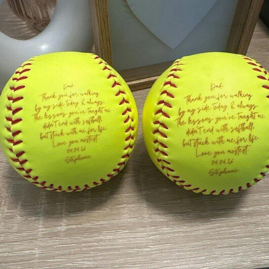 Personalized Handwriting Baseball for Father of the Bride