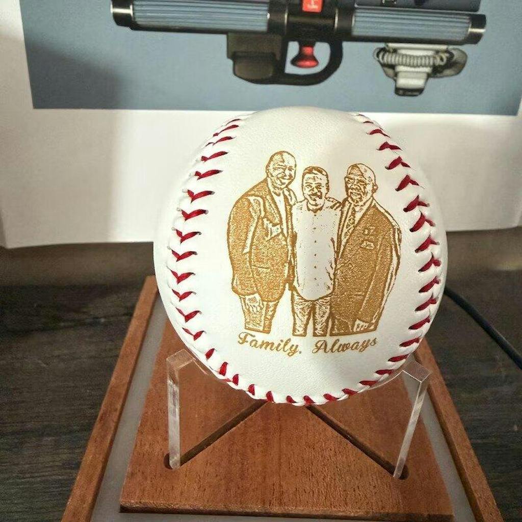Personalized Photo Engraved Baseball
