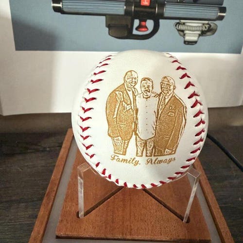 Personalized Photo Engraved Baseball
