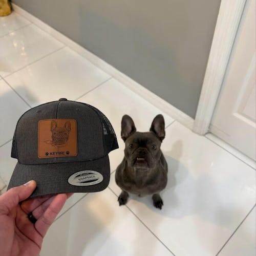 Personalized Trucker Hat with Dog Photo