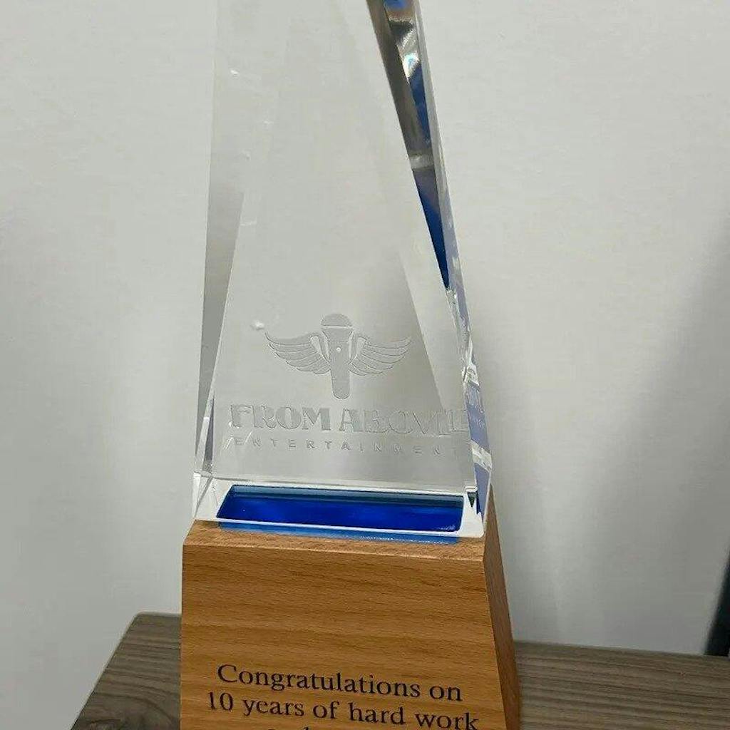 Personalized Crystal Award for Business