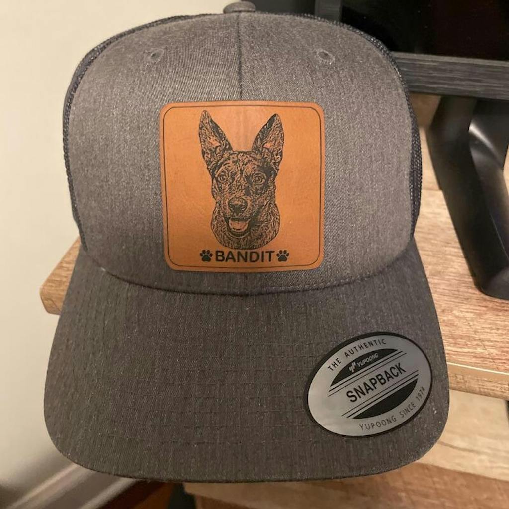 Personalized Trucker Hat with Dog Photo