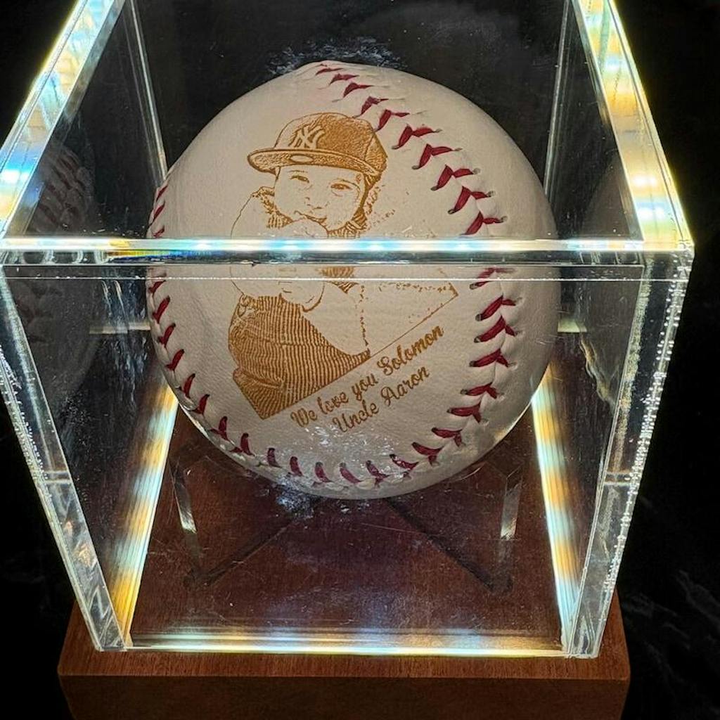 Personalized Photo Engraved Baseball
