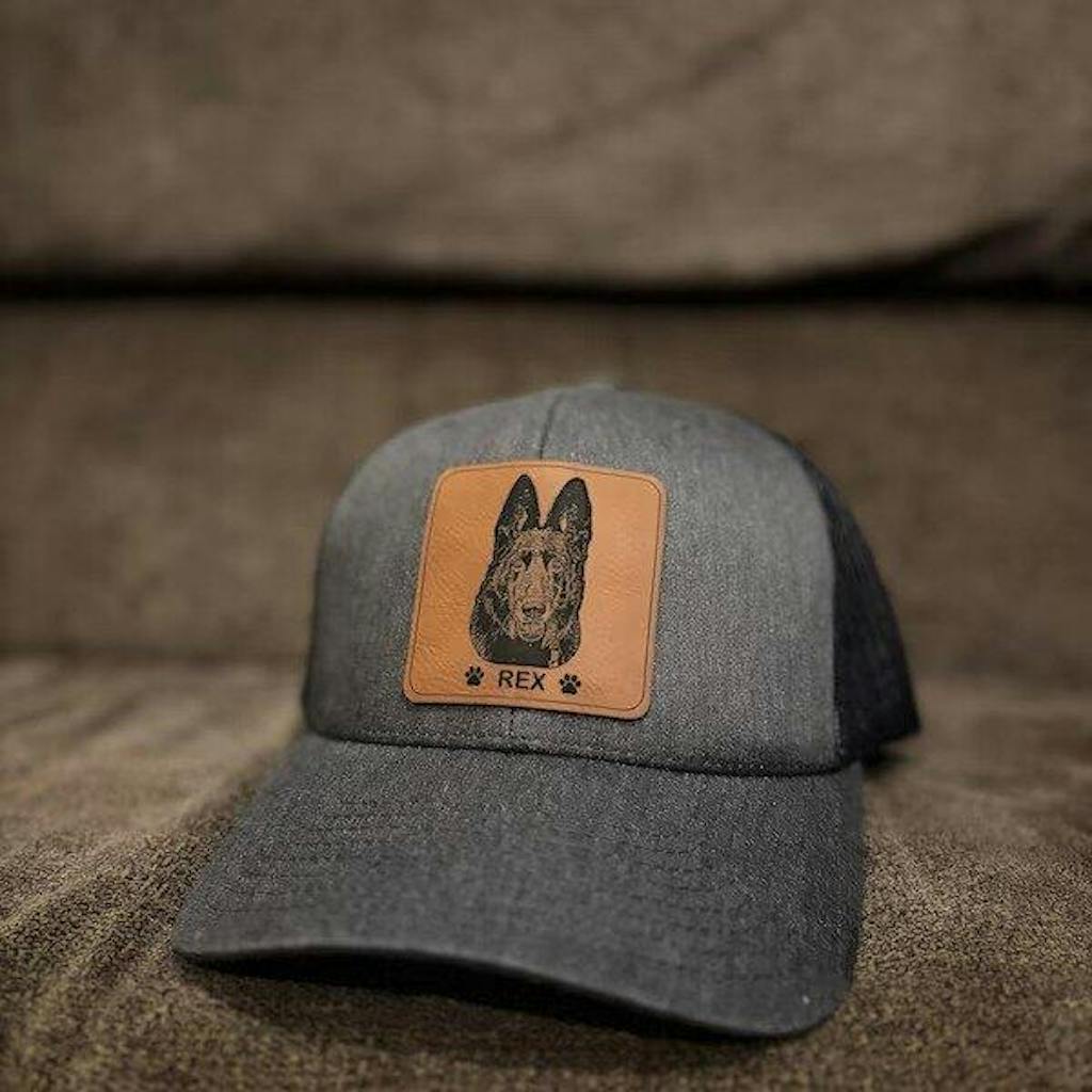 Personalized Trucker Hat with Dog Photo