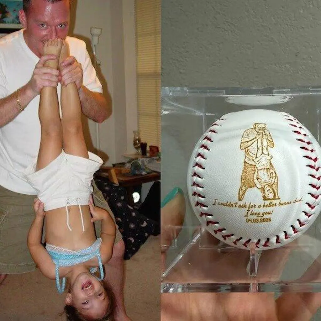 Personalized Photo Engraved Baseball