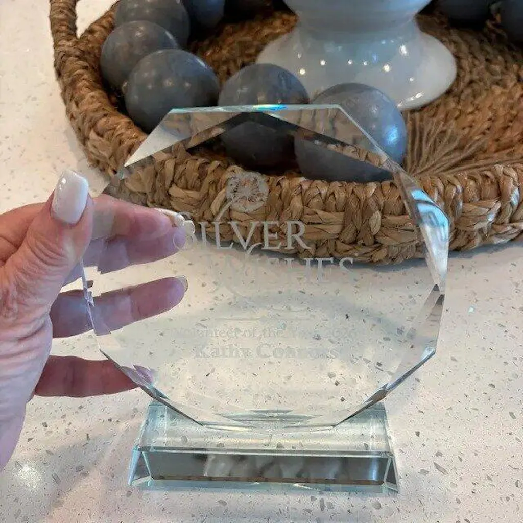 Personalized Employee Crystal Award
