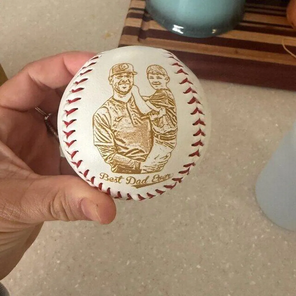 Personalized Photo Engraved Baseball