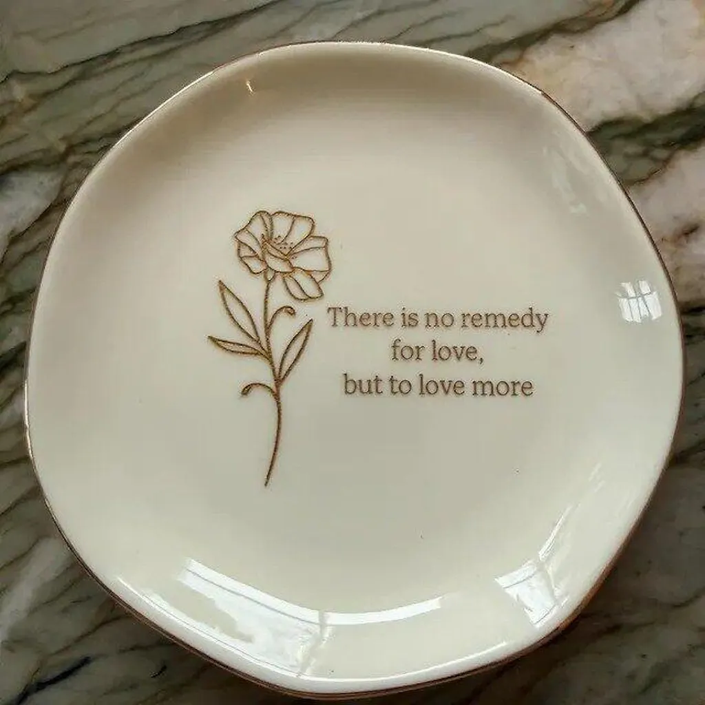 Personalized Engagement Ring Dish