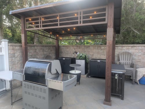 Chandler Metal Frame Hardtop Gazebo