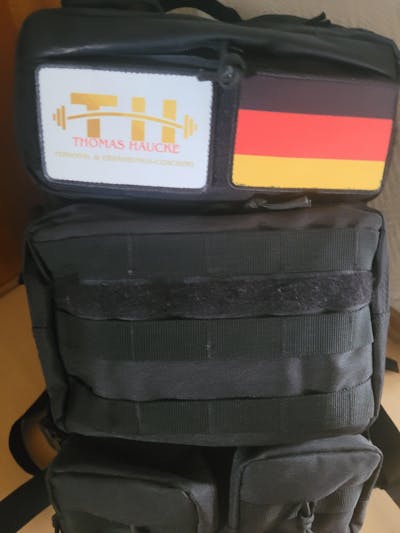 Personalisierbares Patch mit Klett – Eigenes Logo, Name, Flagge, QR Code, ab 1 Stück