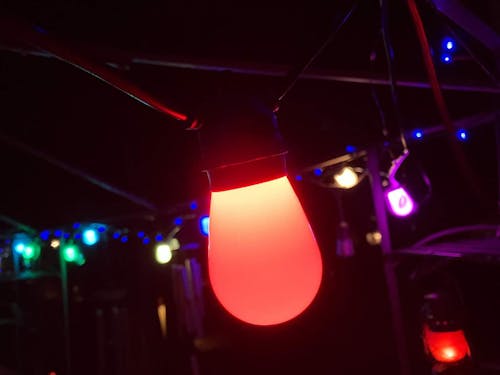 Lumary RGBAI Wi-Fi & Bluetooth Outdoor Bulb String Lights 56ft 15 LED Bulbs