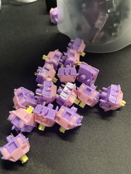 Lubed Switches on Sale: C³EQUALZ X TKC Banana Split Switches | LumeKeebs, image size:947x1263