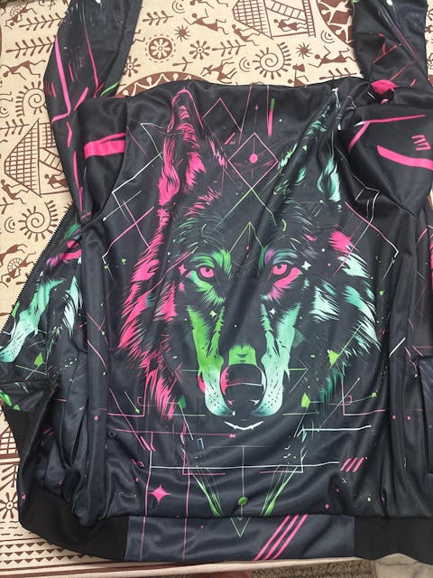 Free Spirits Bomber Jacket - UV Glow Garaphics