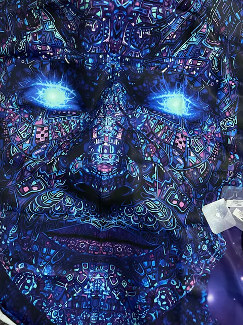 Blue Cypher Tapestry