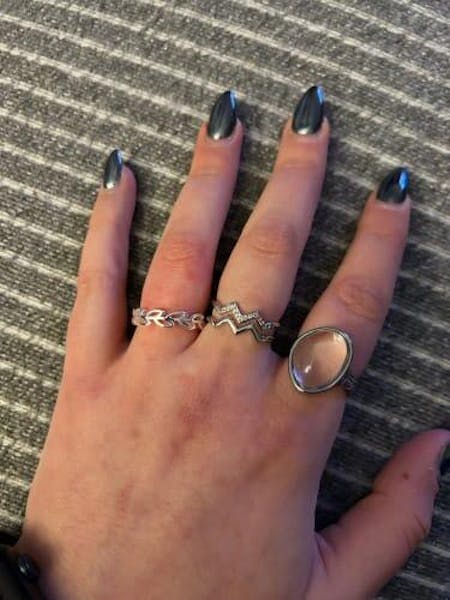 À Ma Fille - Bague Vague Antistress