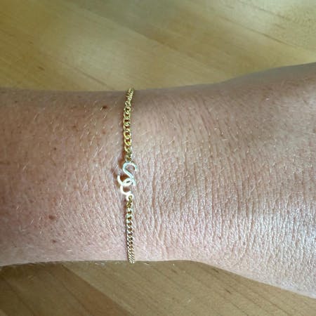 Bracelet Personnalisé Deux Lettres