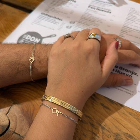 Bracelet Personnalisé Deux Lettres