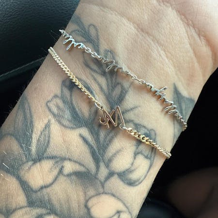 Bracelet Personnalisé Deux Lettres