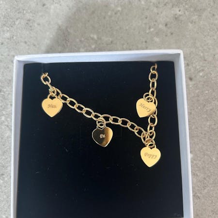 Bracelet Cœurs Personnalisables