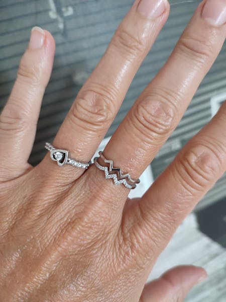 À Ma Meilleure Amie - Bague Montagnes Antistress