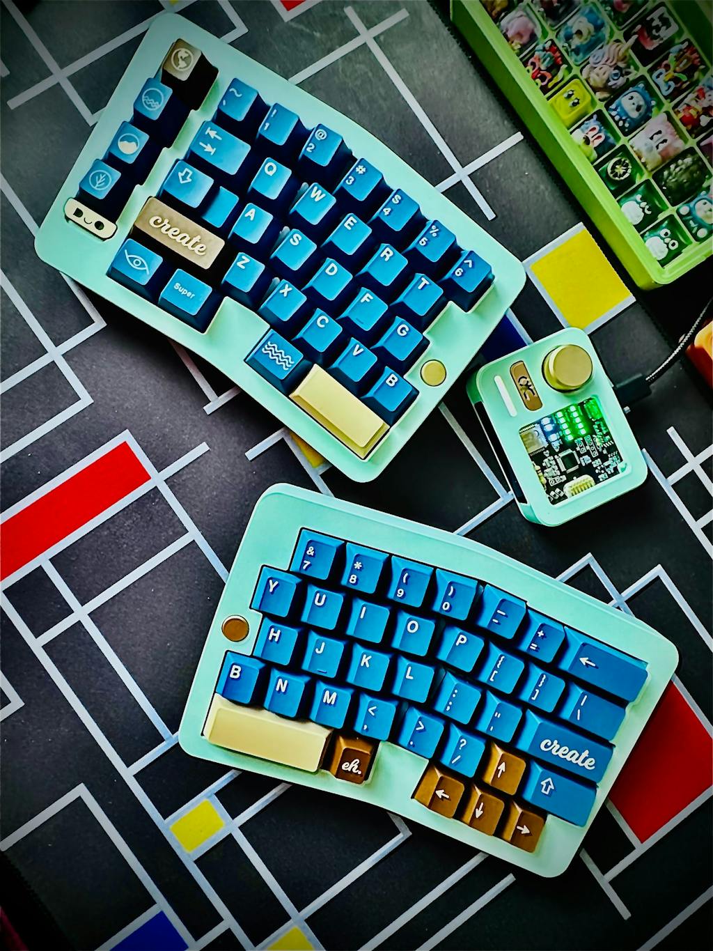 Qwertykeys QK Alice Duo - Split Ergonomic Mechanical Keyboard
