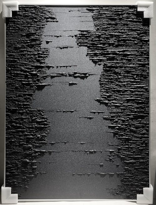 Minimalist Abstract Black Canvas Wall Art #MN004